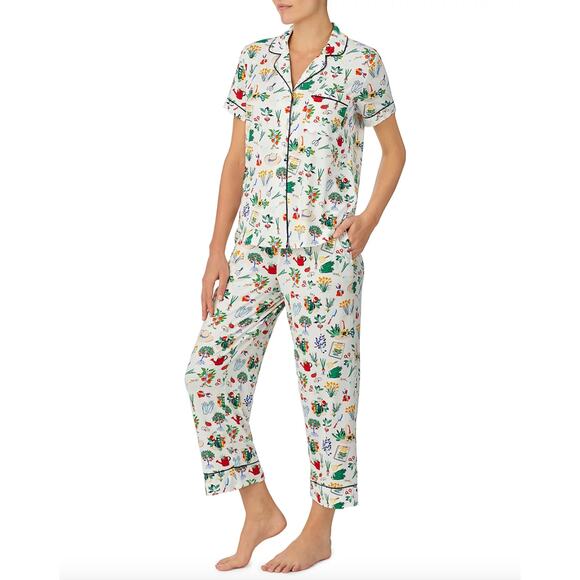 Kate Spade Gardening Print Pajama Set Size L